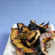 Roasted Acorn Squash, Shallots, and Rosemary