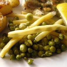 Minted Peas and Wax Beans