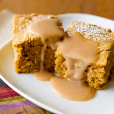 Pumpkin Salted Caramel Blondies