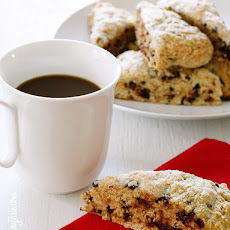 Skinny Chocolate Chip Buttermilk Scones