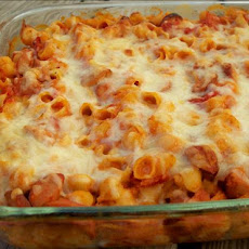 Seashell Hot Dog Bake