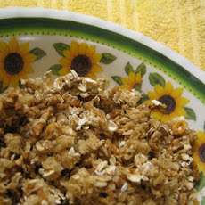 Cinnamon Granola for One (Microwave)