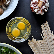 Portobello and Leek Carbonara