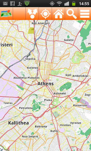 Athens Greece Offline Map