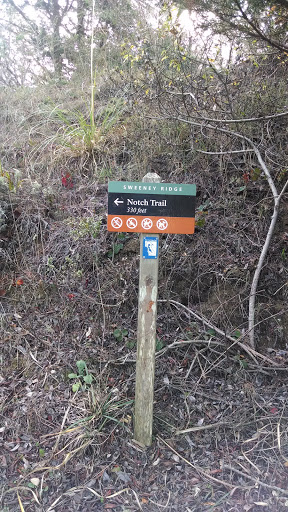 Notch Trail Entrance - Sweeny Ridge
