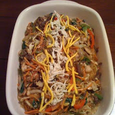Korean-Style Noodles With Vegetables (Chap Chae)