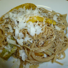 Angel Hair Pasta With Artichokes and Mustard Sauce