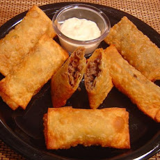 Easy Steak and Cheese Egg Rolls