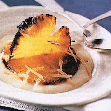 Caramelized Pineapple with Ginger Crème Anglaise