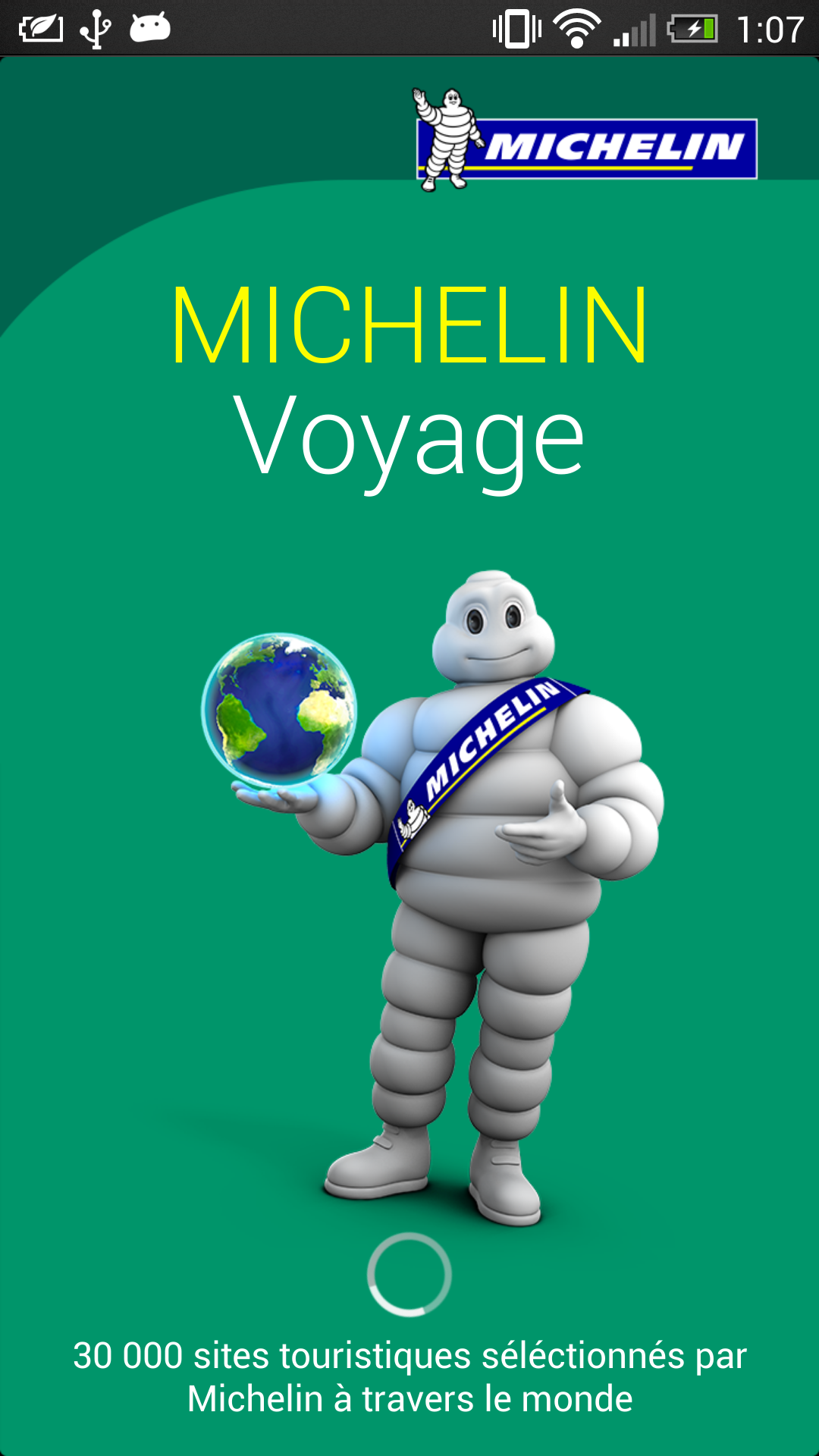 Android application Michelin Travel screenshort