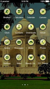 How to get The Taj Mahal C Launcher Theme 4.8.6 apk for bluestacks