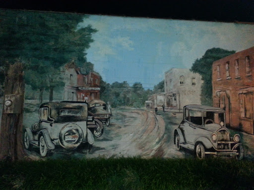 Old Timer Car Mural