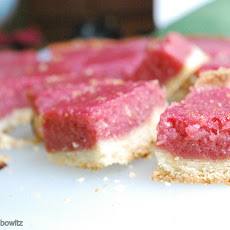Raspberry Strawberry Lemonade Bars