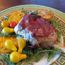 Veal Chops with Mozzerella, Sage & Proscuitto