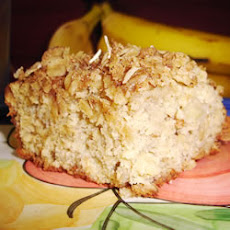 Banana Oatmeal Crumb Cake