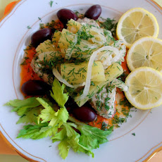 Braised Celery and Potato-Celery Aioli