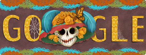 Google Doodle Day of the Dead 2013