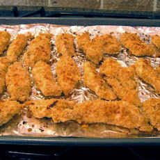 Garlicky Parmesan Corn Flake Baked Chicken Tenders