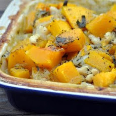 Butternut Squash with Shallots and Sage