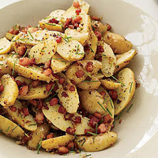 Warm Potato Salad with Pancetta and Brown Butter Dressing
