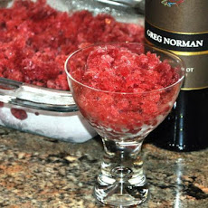 Cherry Merlot Granita