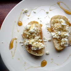 Crostini with Homemade Ricotta and Honey