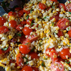 Heirloom Tomato and Grilled Corn Salad
