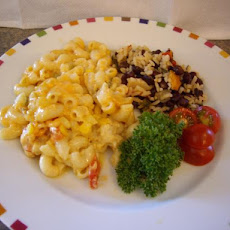 Caribbean Macaroni Cheese Pie