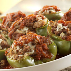 Prego® Sausage-Stuffed Green Peppers
