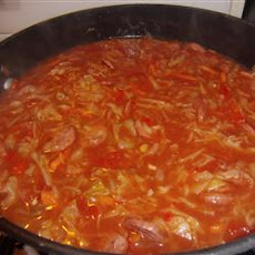 Cabbage and Smoked Sausage Soup