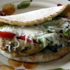 Avocado Chicken Pita