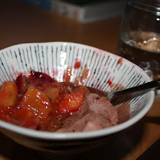 Plum and Walnut Crisp