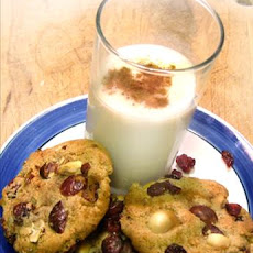 Rum-Drunk Cranberry Hazelnut Cookies