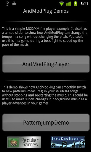 AndModPlug Demos
