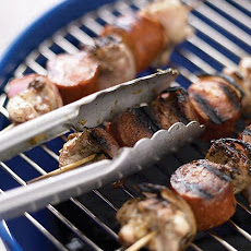 Cajun Kebabs with Chicken and Andouille