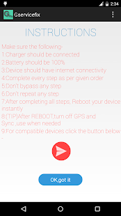 How to install GServiceFix lastet apk for android