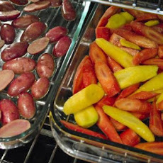 Balsamic-roasted Baby Potatoes & Carrots