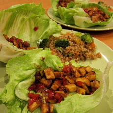 Lettuce Cups With Tofu and Cashews