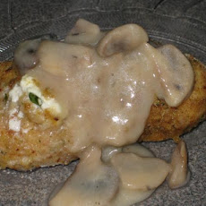 Chicken Breasts with Goat Cheese and Basil