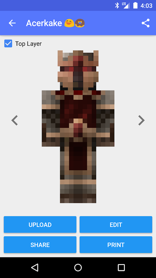    Skin Creator for Minecraft- screenshot  