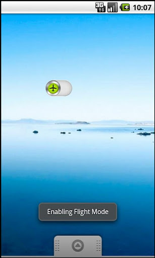 Flight Mode Toggle Widget