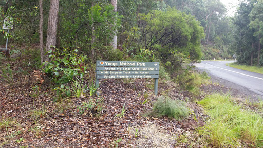 Yengo National Park Sign