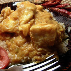 Curried Chicken in Coconut - Pumpkin Sauce