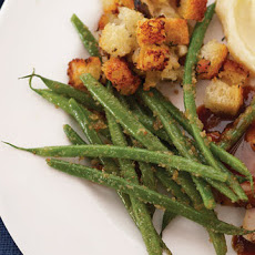 Green Beans with Shallots and Breadcrumbs