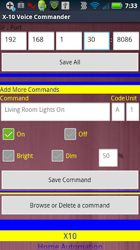 【免費生產應用App】X-10 Voice Commander-APP點子