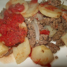 Potato Burger Casserole