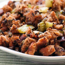 Three-Mushroom Dressing with Prosciutto