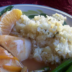 Toasted Garlic Rice with Herbs and Lime