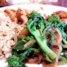 Steamed Broccoli Rabe With Garlic