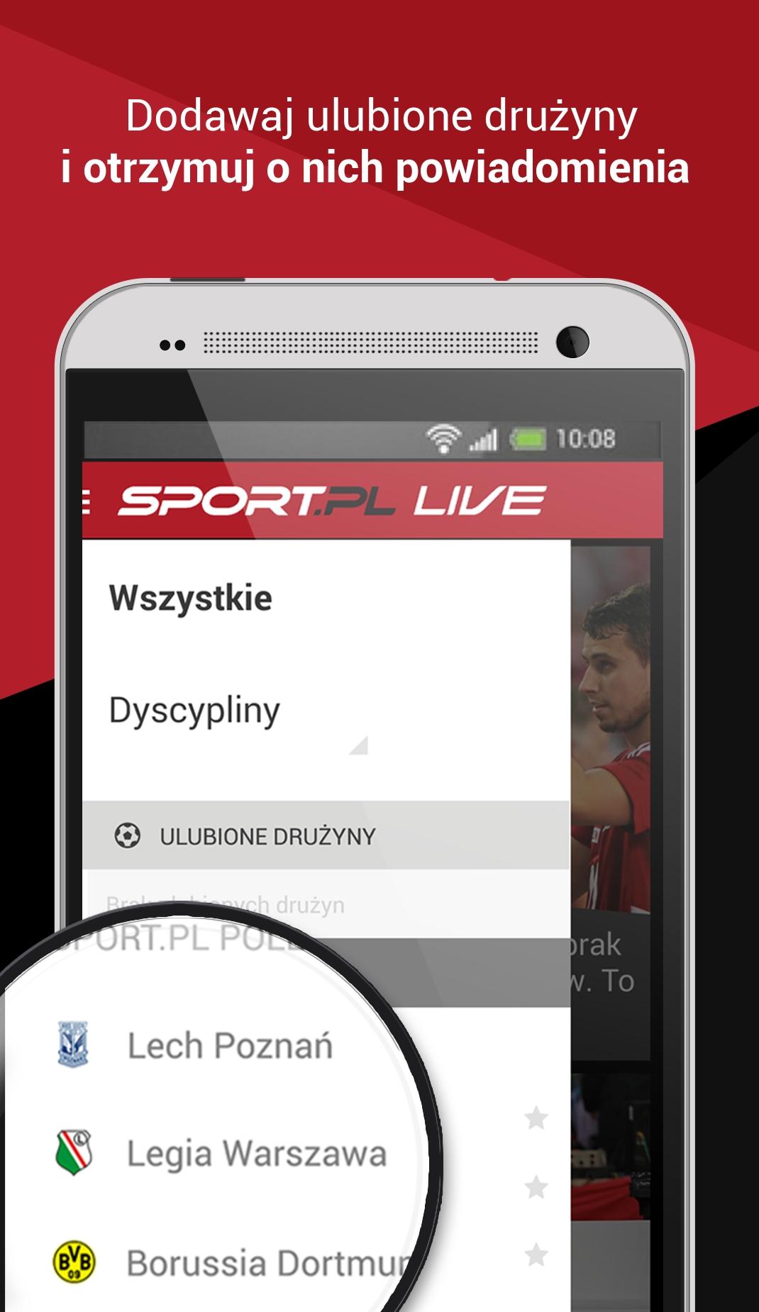 Android application Sport.pl LIVE screenshort